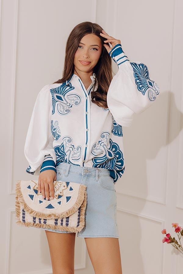 Discover Paradise Button Up Image - 1