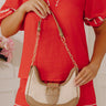 Stop The Show Woven Purse in Mocha Image - 1