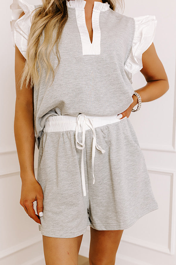 Casual Comforts Shorts in Grey