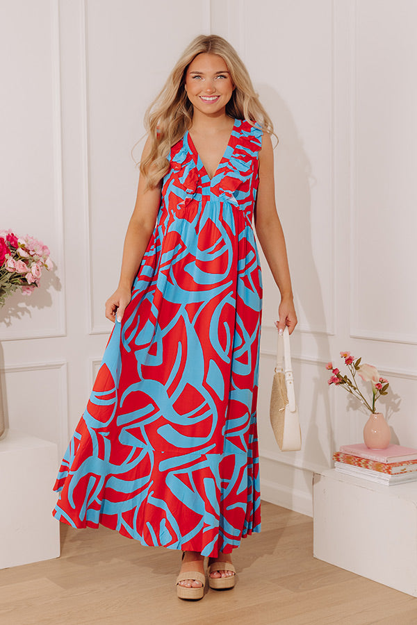 Lively Laughs Maxi Dress Image - 2