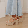 The Addison Faux Suede Heel Image - 1