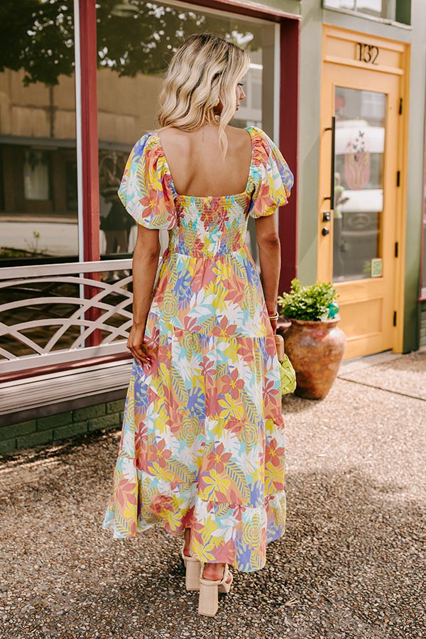 On Tropic Time Maxi Dress in Sea Glass S / seaglass On Tropic Time Maxi Dress in Sea Glass S / seaglass