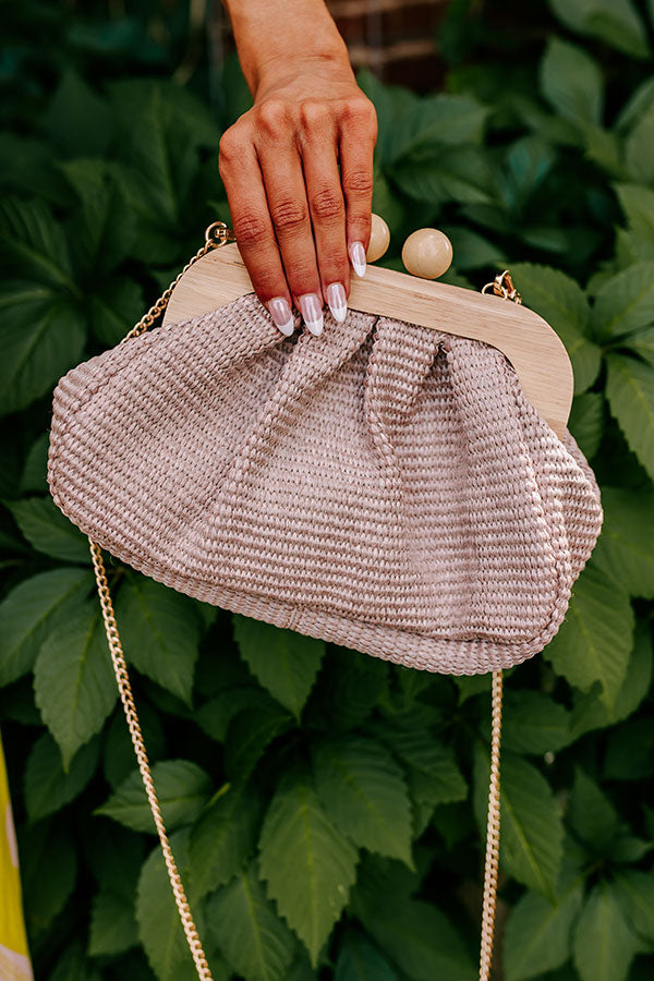 Out And About Woven Purse in Dusty Purple