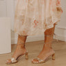 The Adalynn Metallic Wrap Heel Image - 1