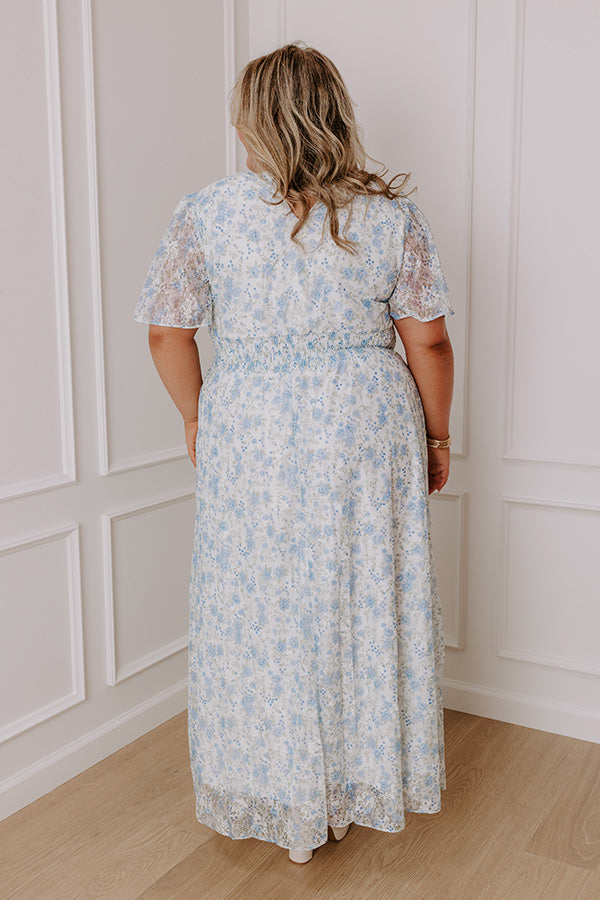 Rose Garden Soiree Lace Maxi Dress Curves