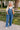  denim dark wash Latte Break Denim Jumpsuit Curves 