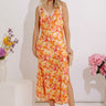 Resort Chic Satin Midi in Honey Image - 1