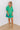 Charleston Stroll Embroidered Mini Dress in Kelly Green