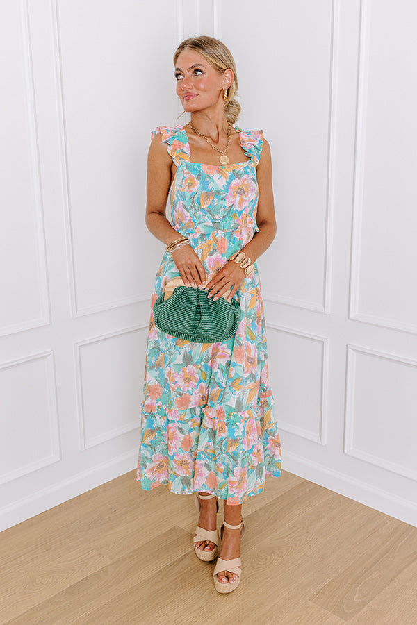 Paradise Bound Floral Midi