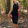 L.A Bound Knit Midi in Black Image - 1
