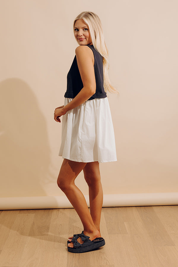 Small Town Girl Mini Dress in Black Image - 2