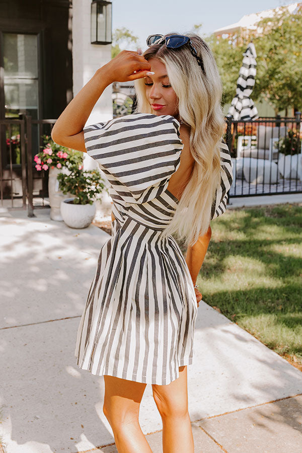 Country Club Classic Stripe Mini Dress L / Cream Country Club Classic Stripe Mini Dress L / Cream