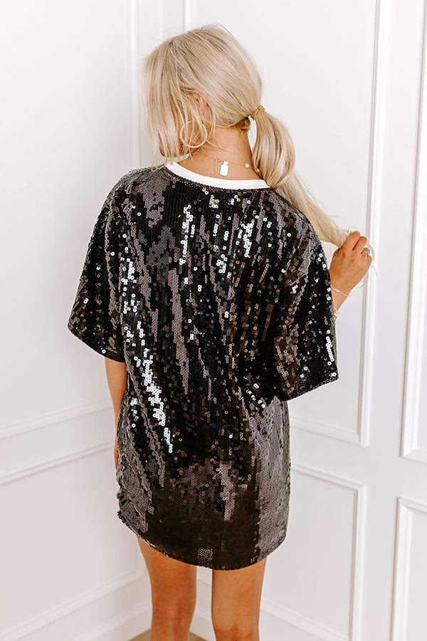 Gameday Sequin Tunic in Black Impressions Online Boutique Gameday Sequin Tunic in Black Impressions Online Boutique