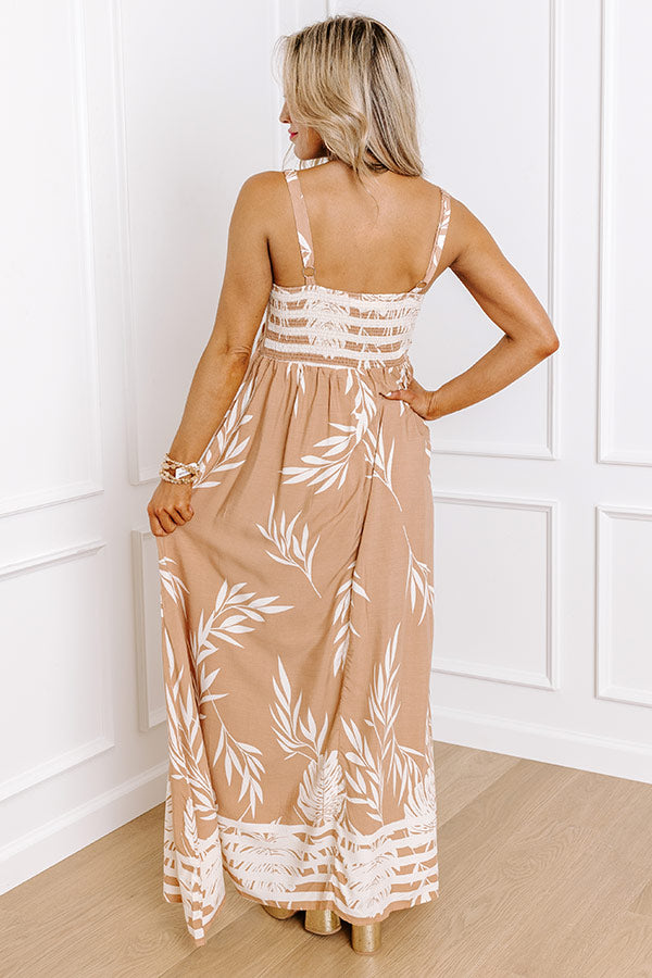 Party Under The Palms Maxi Dress