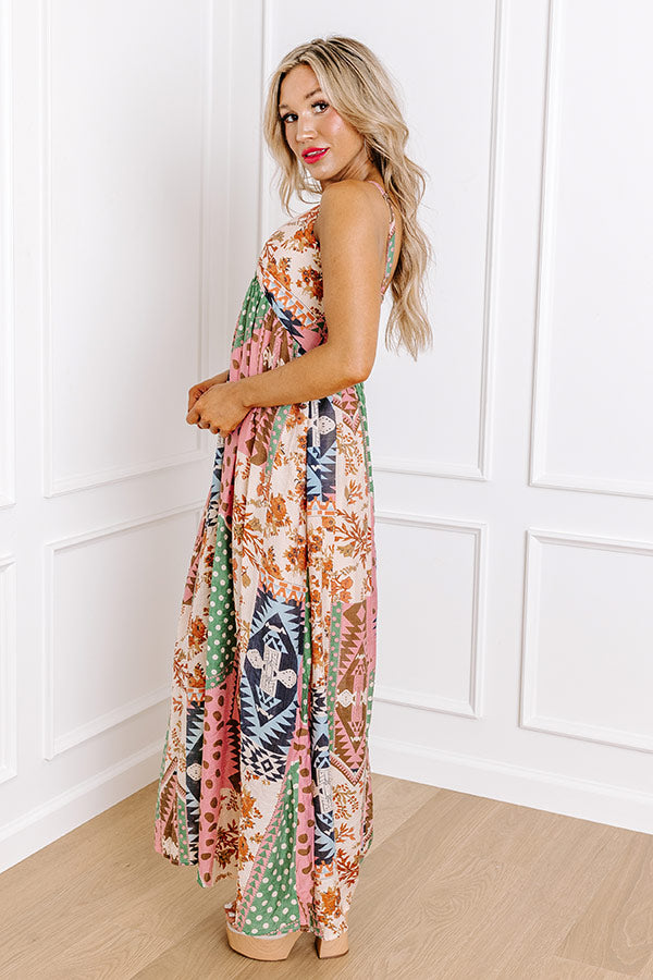 Cute As Can Be Color Block Maxi Dress S / pink Cute As Can Be Color Block Maxi Dress S / pink