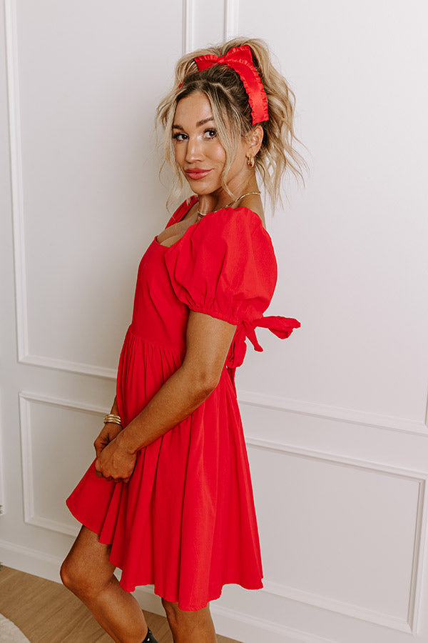 red babydoll mini dress Nightcaps at 2 Mini Babydoll Dress - Crimson, Large | Hazel and Olive