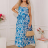 Serene Garden Linen-Blend Midi Image - 1