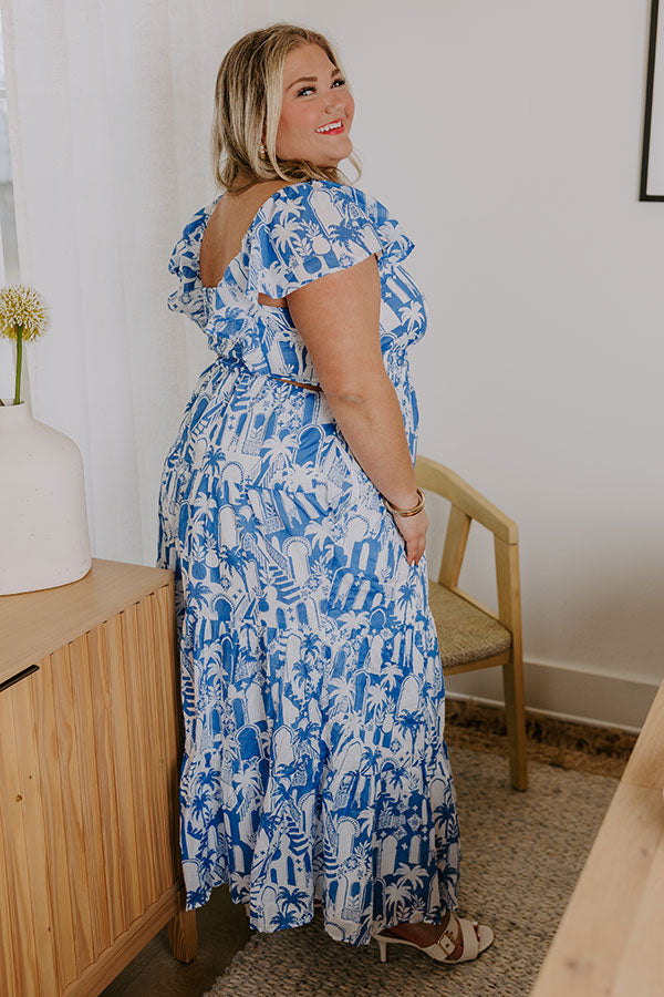 Amalfi Coast Cruising Maxi Dress Curves