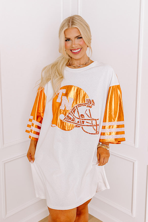 oversized football jersey dress State Pride Sequin Mini Dress in Tennessee Curves – Impressions Online Boutique