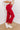  red The Quinn High Waist Ankle Flare in Red 