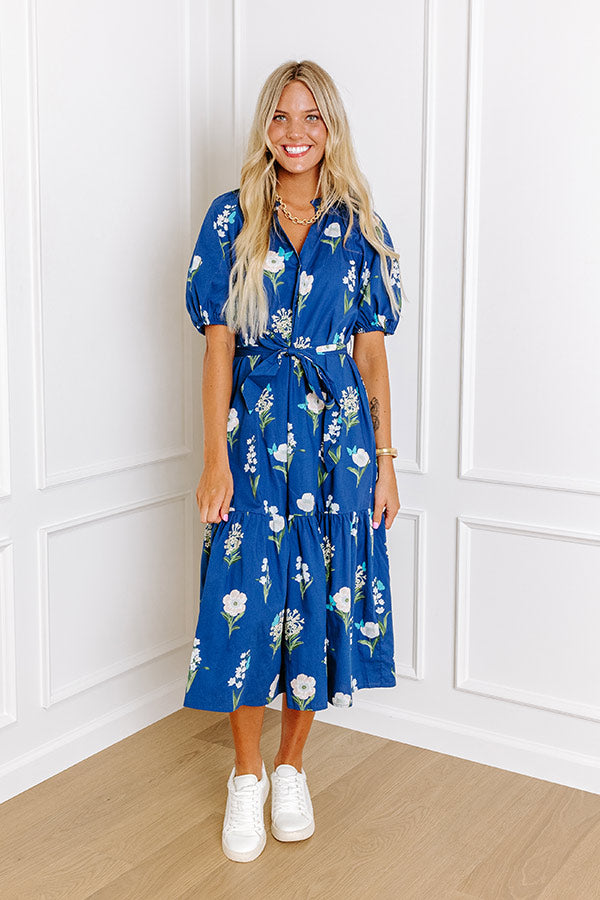 Southern Countryside Floral Midi