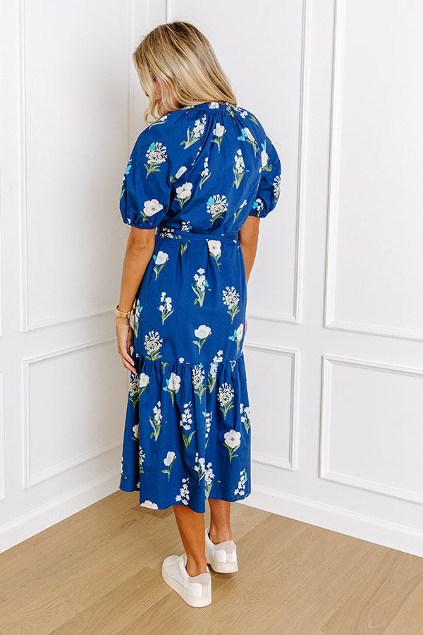 Southern Countryside Floral Midi