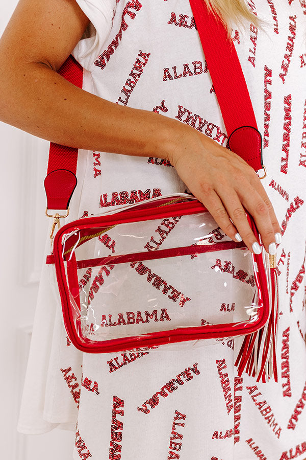 Stadium Ready Crossbody in Red