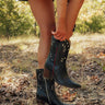 The Florence Faux Leather Cowboy Boot Image - 1