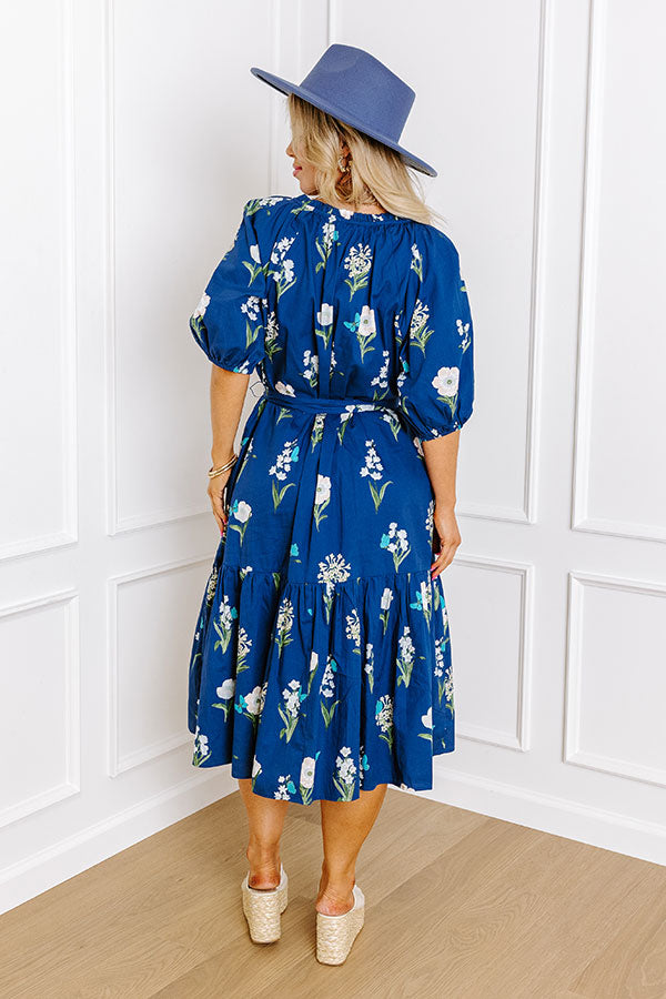 Southern Countryside Floral Midi Curves