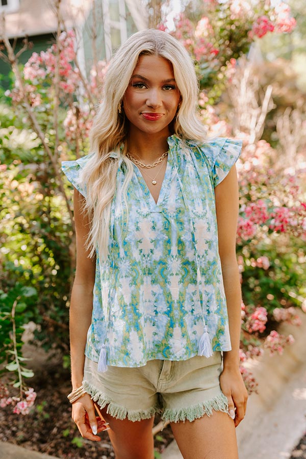 Island Breeze Shift Top