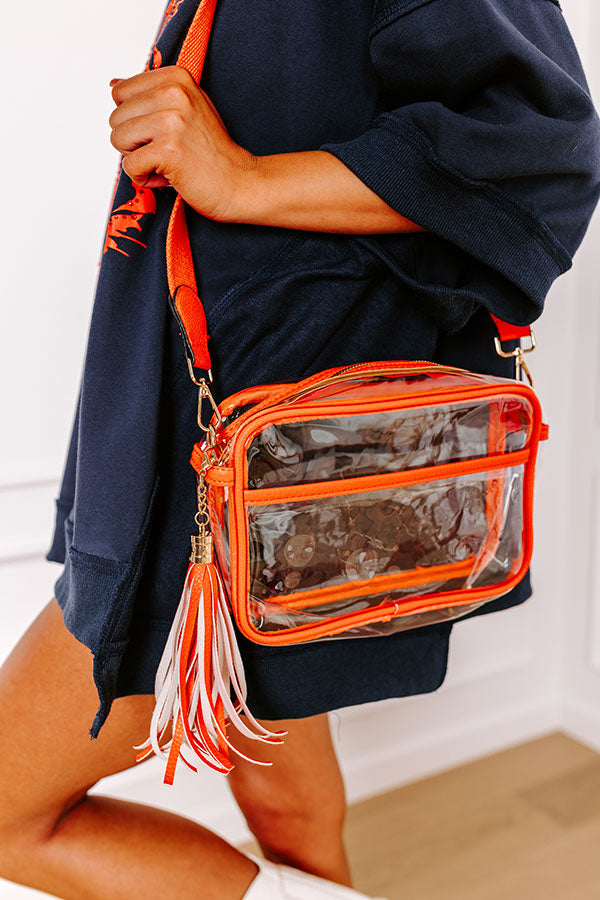 Stadium Ready Crossbody in Orange