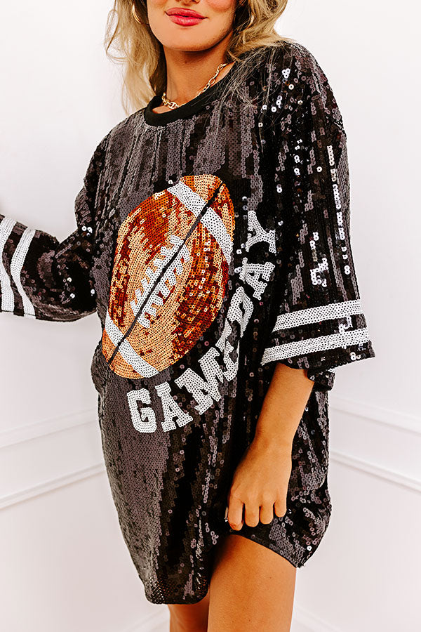 black mini gameday dress Gameday Black and White Gingham Mini Dress Thomas and Rye