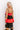 Spirit Squad Tiered Mini Dress in Red/Black