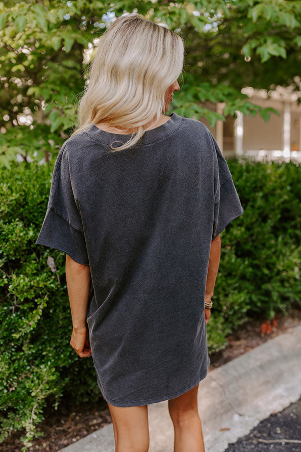 Casual Meetup Oversized Tee in Vintage Black