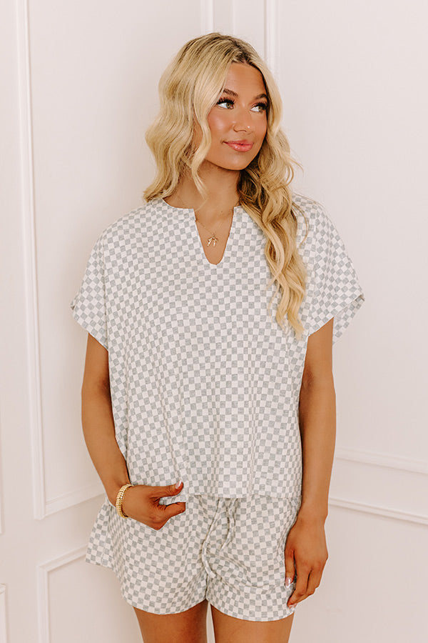 Cappuccino Cutie Shift Top Image - 1