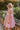 Social Meetup Woven Mini Dress in Blush