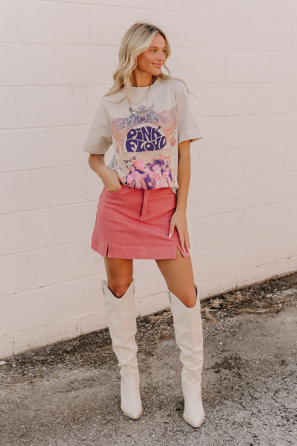 The Willow High Waist Skort in Rose