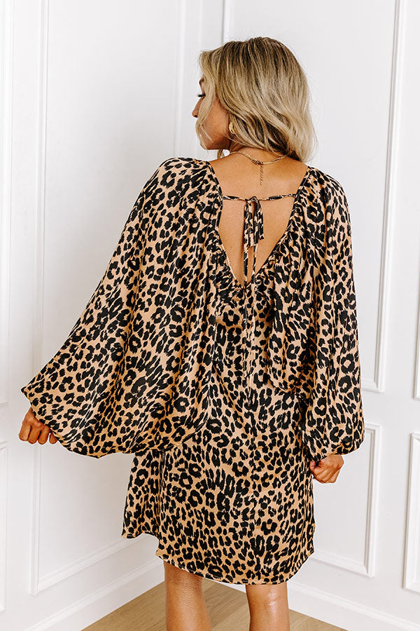 For The Love Of Leopard Mini Dress