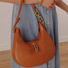 Country Yard Dreaming Faux Leather Purse in Camel Image - 1