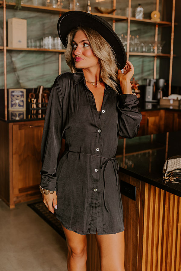 Runway Revelry Romper in Black