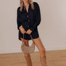 Runway Revelry Romper in Black Image - 1