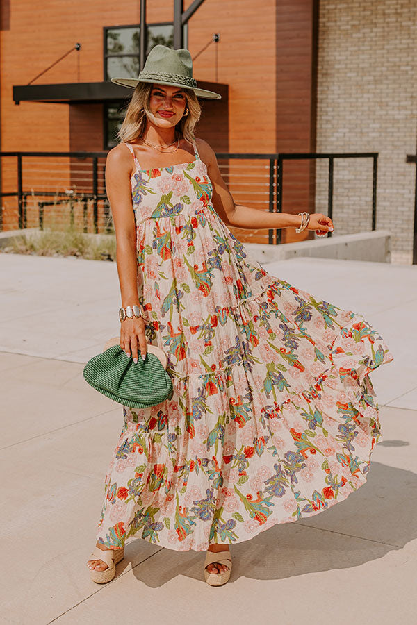 maxi hibiscus dress "Hibiscus" Maxi Dress