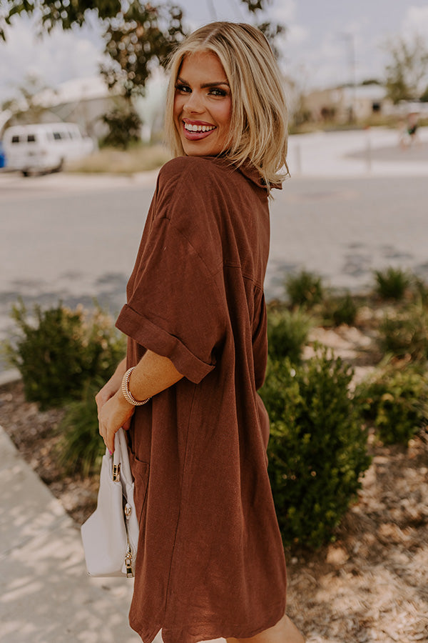 mini long sleeve linen blend dress Solid & Striped Women's Long Sleeve Linen Blend Mini Shift Dress