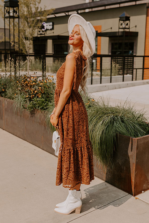 Fall Festival Lace Midi M / chocolate Fall Festival Lace Midi M / chocolate