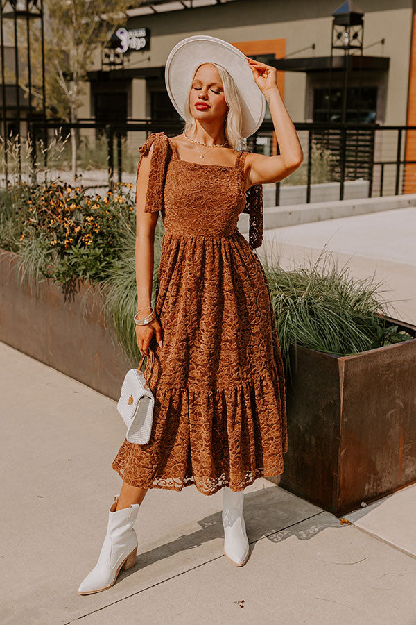 Fall Festival Lace Midi M / chocolate Fall Festival Lace Midi M / chocolate