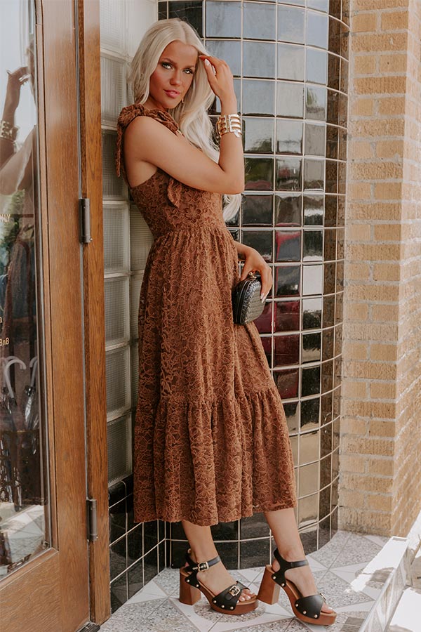 Fall Festival Lace Midi Image - 2