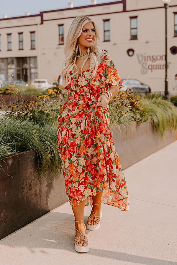 Fall Harvest Floral Maxi Dress Curves Impressions Online Boutique Fall Harvest Floral Maxi Dress Curves Impressions Online Boutique