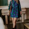 Chic Harvest Plaid Mini Dress in Green Image - 1