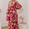 Vineyard Chic Wrap Maxi Dress Image - 1