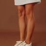 The Zoey Faux Leather Sneaker in Camel Image - 1